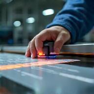 Icon representing material traceability and tracking